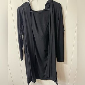 Old navy long cardigan with hood